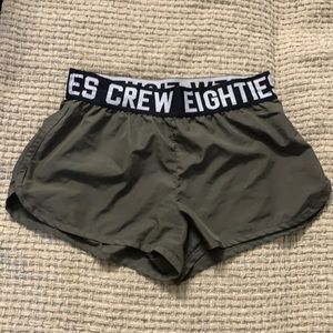 Army Green H&M Running Shorts